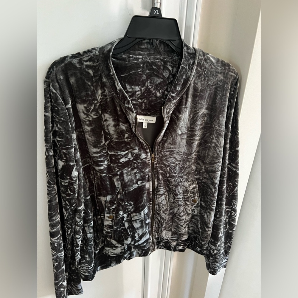 Gray velvet Jacket